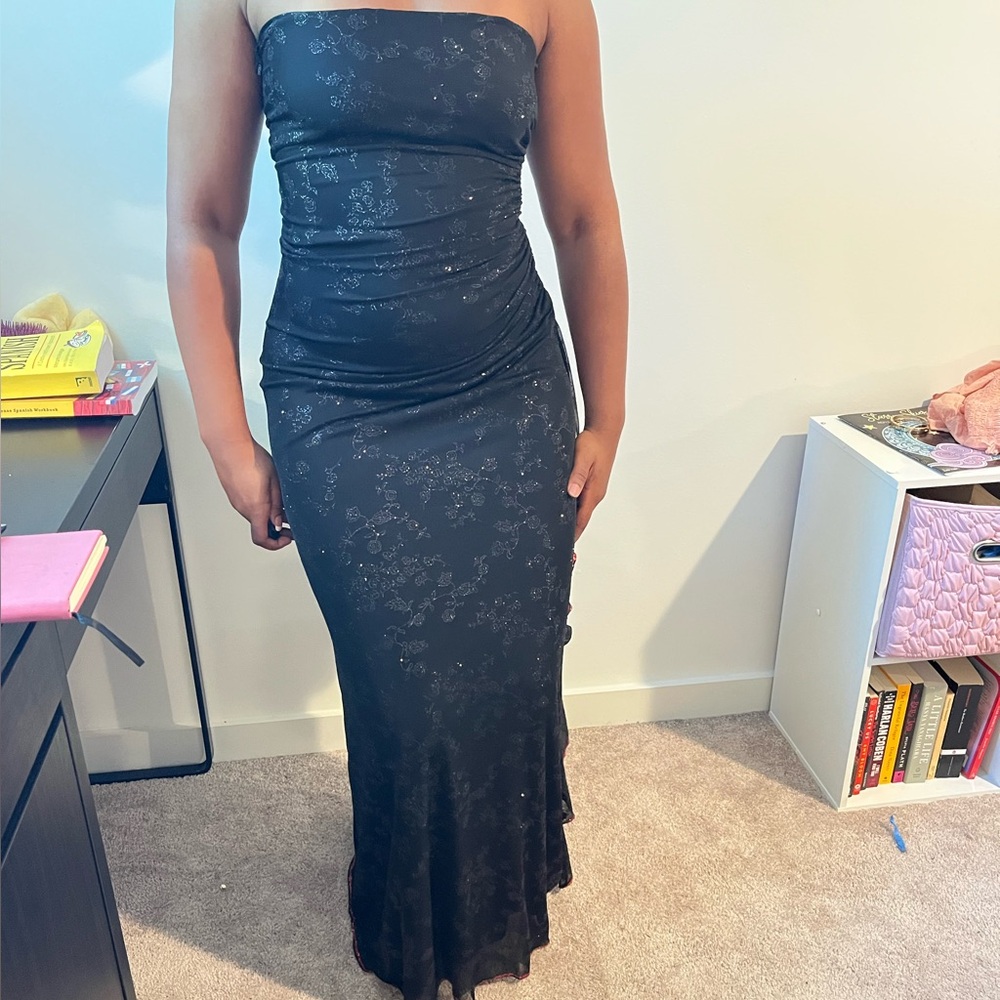 Black Strapless Dress